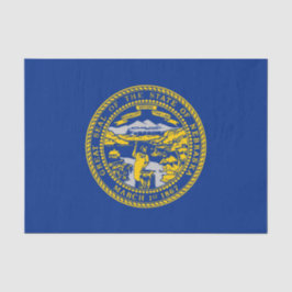 Papel De Seda Bandeira do Estado do Nebraska