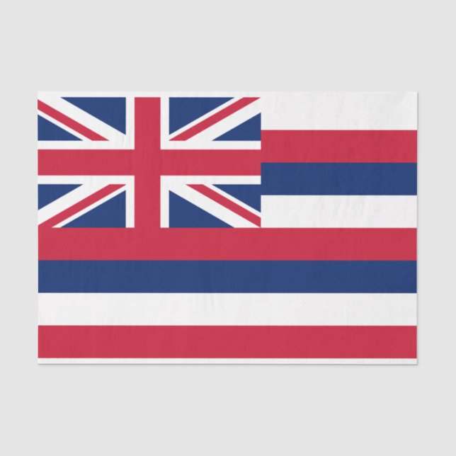 Papel De Seda Bandeira do Havaí (Estado dos EUA) (Frente )