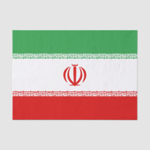 Papel De Seda Bandeira do Irã