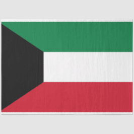 Papel De Seda Bandeira do Kuwait