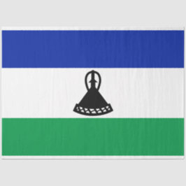 Papel De Seda Bandeira do Lesoto
