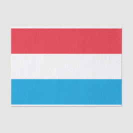 Papel De Seda Bandeira do Luxemburgo