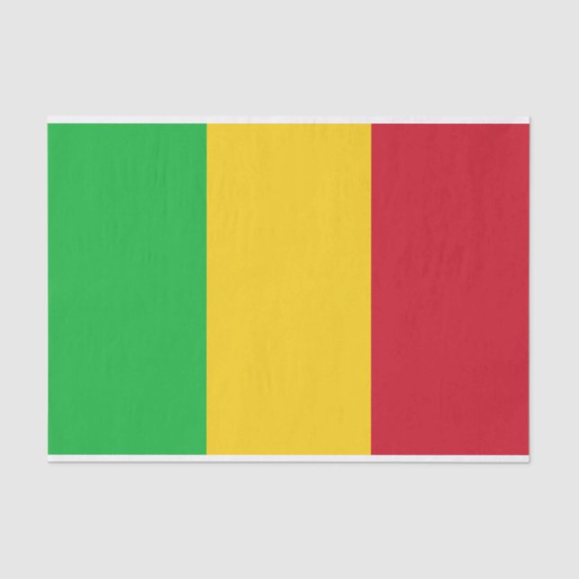 Papel De Seda Bandeira do Mali (Frente )