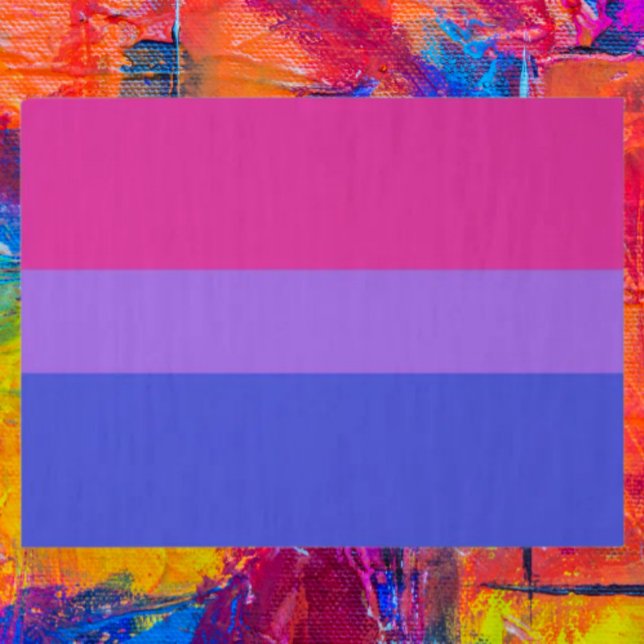 Papel De Seda Bandeira do Orgulho Bissexual (Criador carregado)