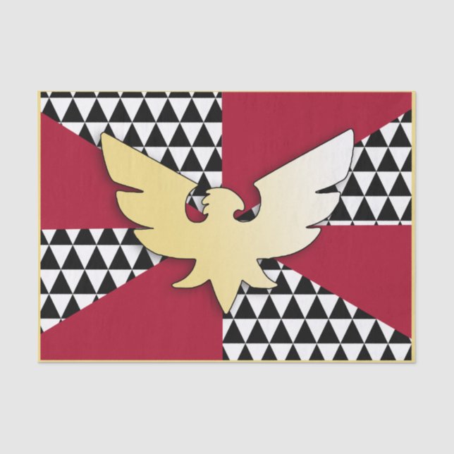 Papel De Seda Bandeira do Orgulho Drag (Frente )
