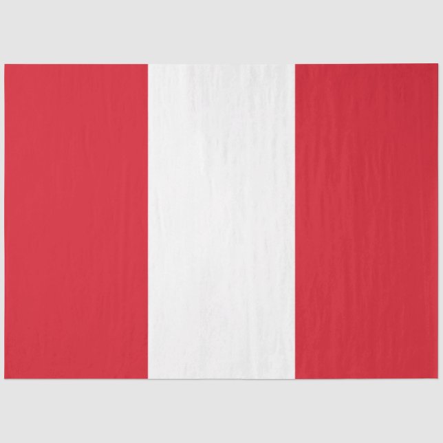 Papel De Seda Bandeira do Peru (Frente )