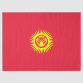 Papel De Seda Bandeira do Quirguistão