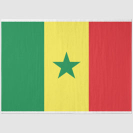 Papel De Seda Bandeira do Senegal