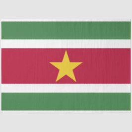 Papel De Seda Bandeira do Suriname