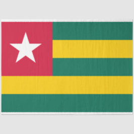 Papel De Seda Bandeira do Togo