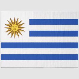Papel De Seda Bandeira do Uruguai