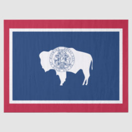 Papel De Seda Bandeira do Wyoming