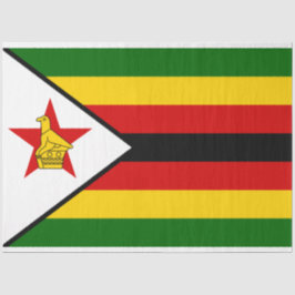 Papel De Seda Bandeira do Zimbabué