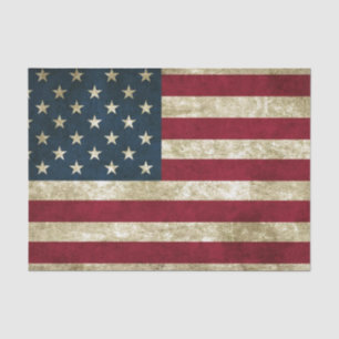 Papel De Seda Bandeira dos EUA Grunge