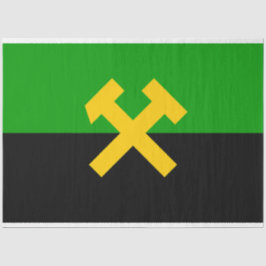 Papel De Seda Bandeira dos Mineiros e dos Trabalhadores das Mina