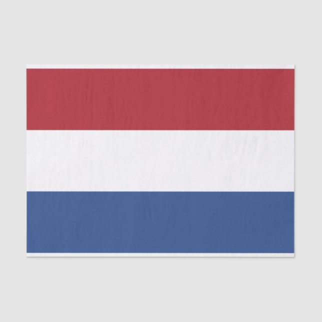 Papel De Seda Bandeira dos Países Baixos (Frente )
