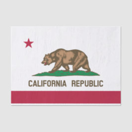 Papel De Seda Bandeira Estadual da Califórnia