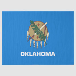 Papel De Seda Bandeira Estadual de Oklahoma