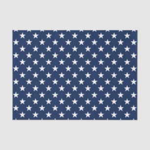 Papel De Seda Bandeira EUA Azul Marinho Patriótico Padrão de Est