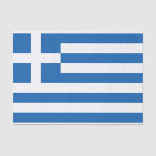 Papel De Seda Bandeira grega (Grécia)