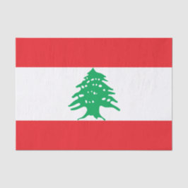 Papel De Seda Bandeira Libanesa (Bandeira do Líbano)