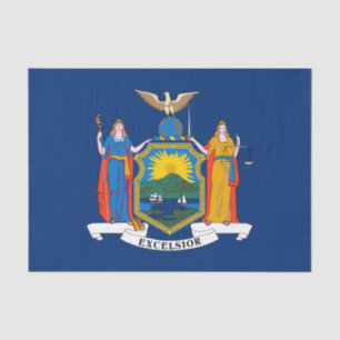 Papel De Seda Bandeira Patriótica do Estado de Nova Iorque