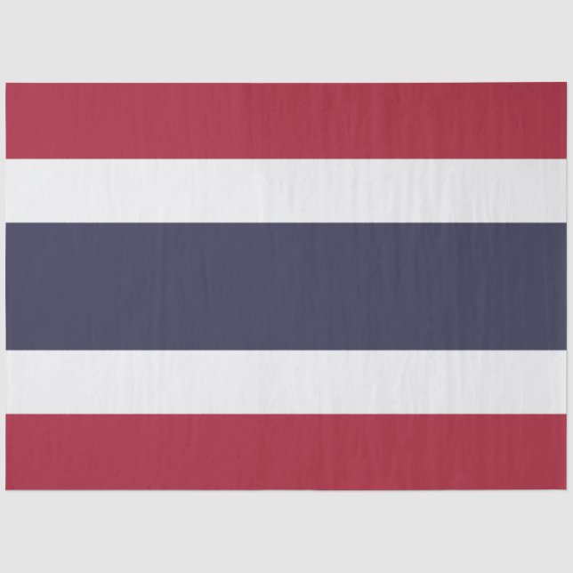 Papel De Seda Bandeira Tailandesa (Tailândia) (Frente )