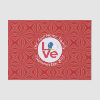 Papel De Seda Bandeira Vermelha de AMOR das Açores Personalizada
