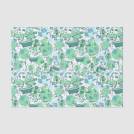 Papel De Seda Bandeja Azul - Bandeja - Sala