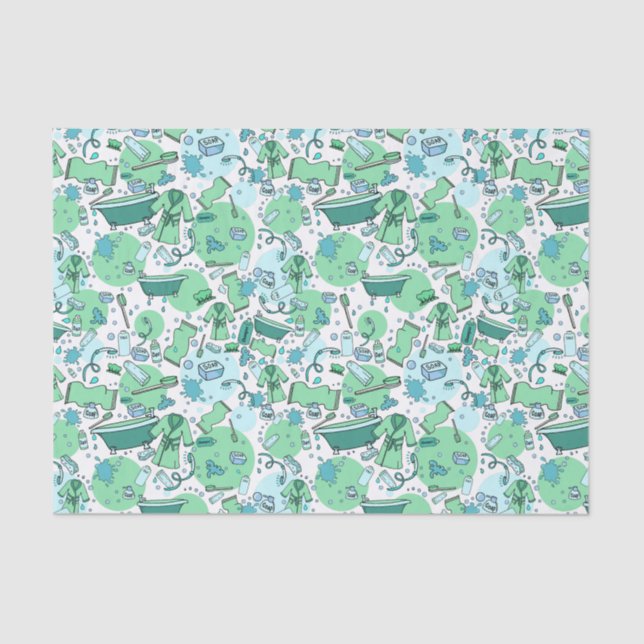 Papel De Seda Bandeja Azul - Bandeja - Sala (Frente )