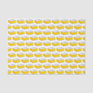 Papel De Seda Bar de lêmon pastelaria Assar de deserto Amarelo