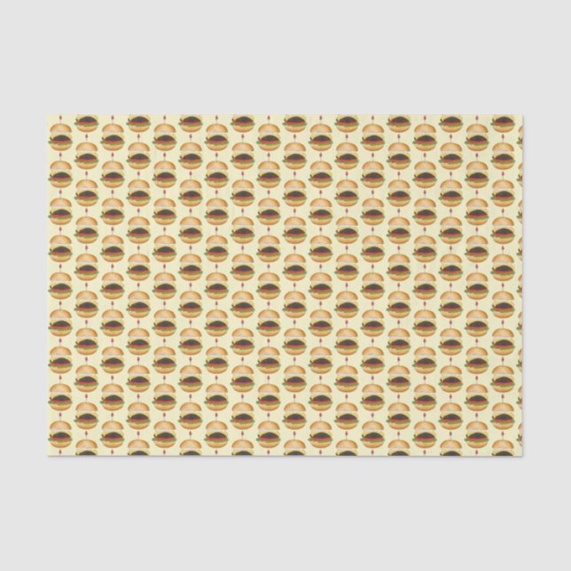 Papel De Seda Barbecue de CHURRASCO Barbecue Burger Queijo (Frente )