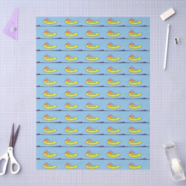 Papel De Seda Barco no mar (Arte )