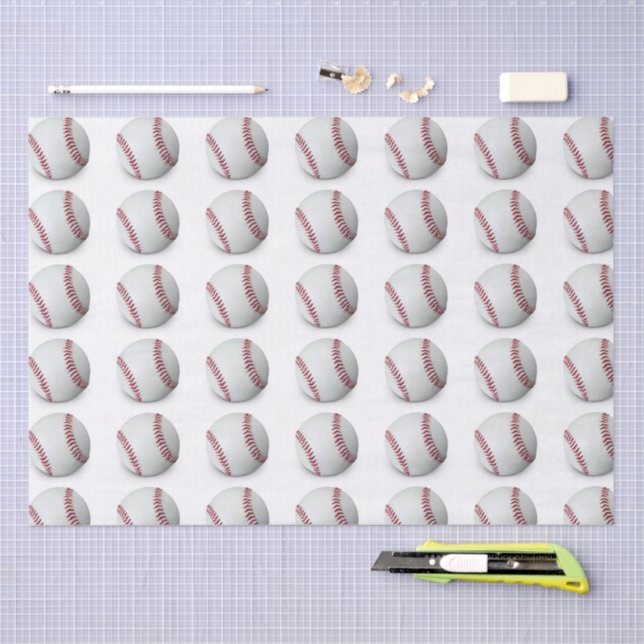 Papel De Seda Baseball tissue paper (Arte )