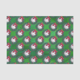 Papel De Seda Basebol no teste padrão da grinalda do Natal