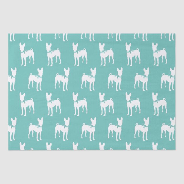 Papel De Seda Basenji Dog Puppy (Frente )