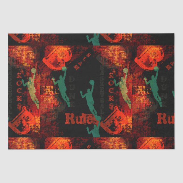 PAPEL DE SEDA BASKETBALL (Frente )