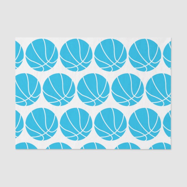 PAPEL DE SEDA BASQUETE (SKY BLUE) (Frente )
