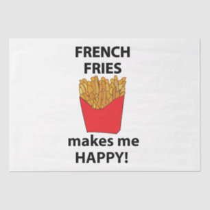 Papel De Seda Batata Frita Me Faz Feliz Batata Frita