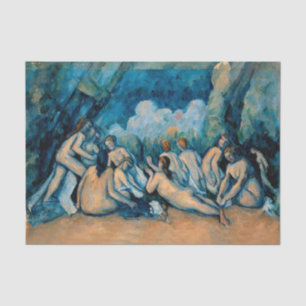 Papel De Seda "Bathers" de Paul Cezanne (Les Grandes Baigneuses)