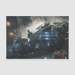 Papel De Seda Batman Com Batmóvel Na Chuva