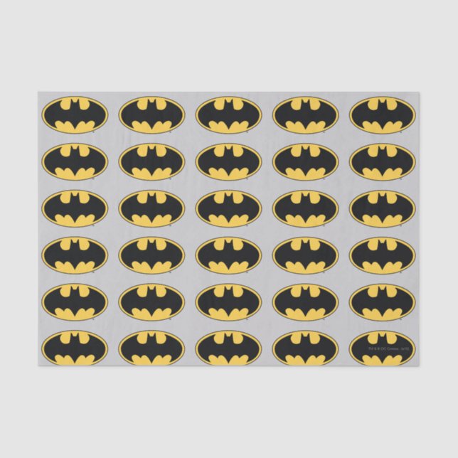 Papel De Seda Batman Symbol | Oval Logo (Frente )