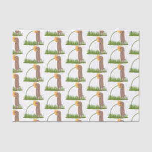 Papel De Seda BD de cãozinho da pradaria