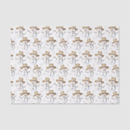 Papel De Seda Beach Coast Snowman Christmas