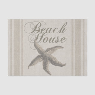 Papel De Seda Beach House Starfish Seashore