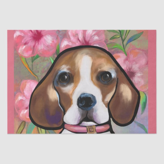 Papel De Seda Beagle (Frente )
