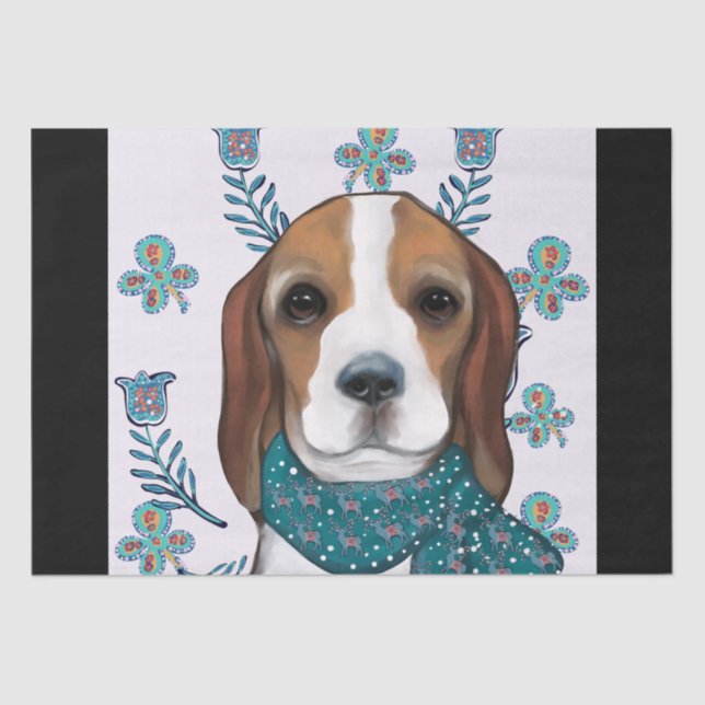 Papel De Seda Beagle (Frente )