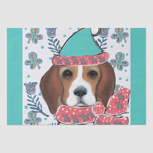 Papel De Seda Beagle (Frente )