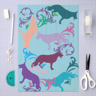 Papel De Seda Beagle Boa Sorte 