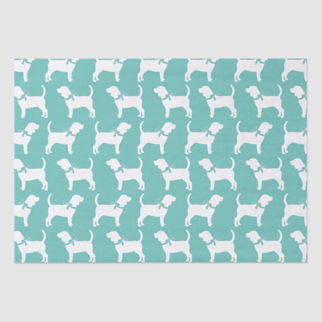 Papel De Seda Beagle Dog Puppy (Frente )